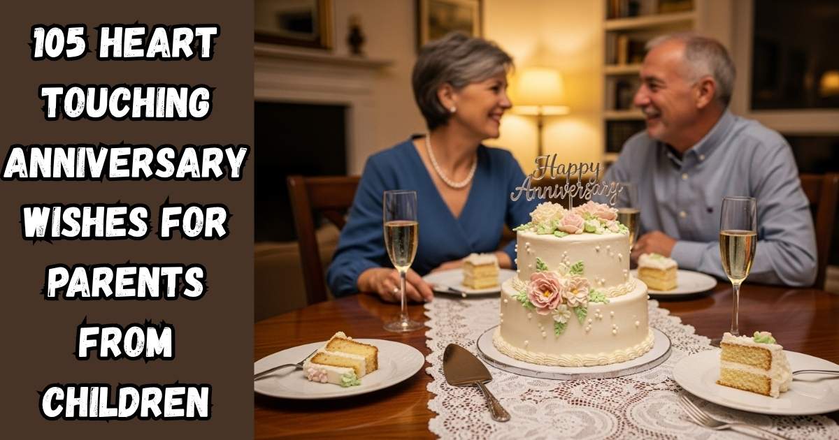 105 Heart Touching Anniversary Wishes For Parents From Children