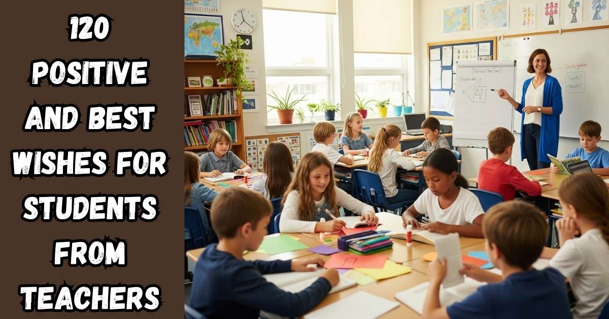 120 Positive And Best Wishes For Students From Teachers