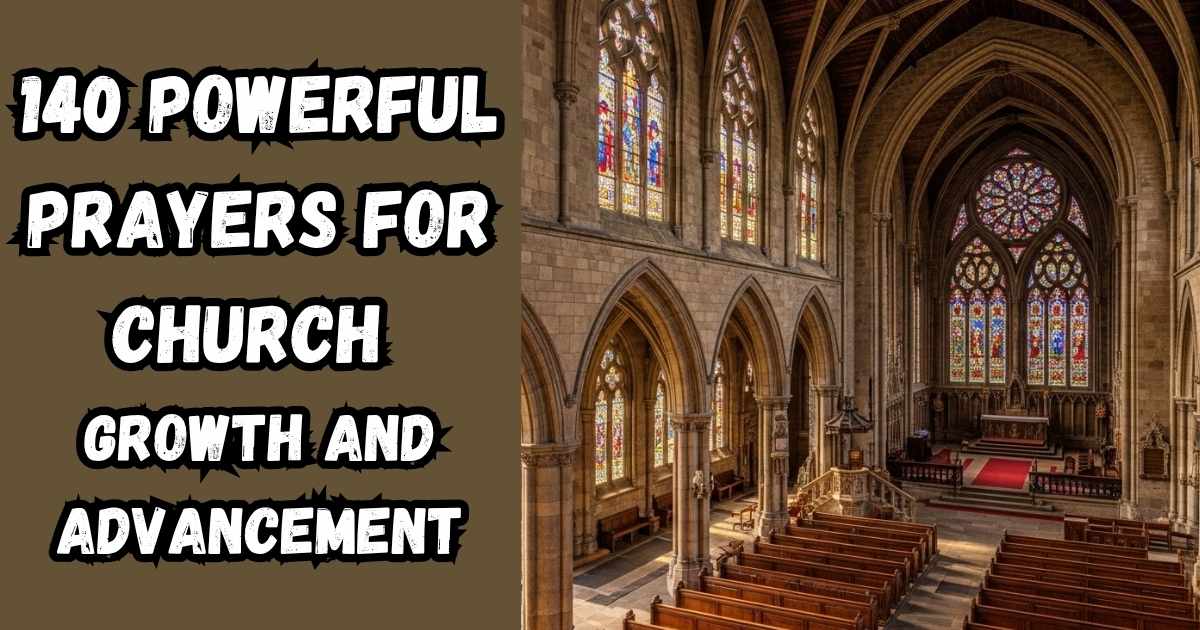 140 Powerful Prayers For Church Growth And Advancement
