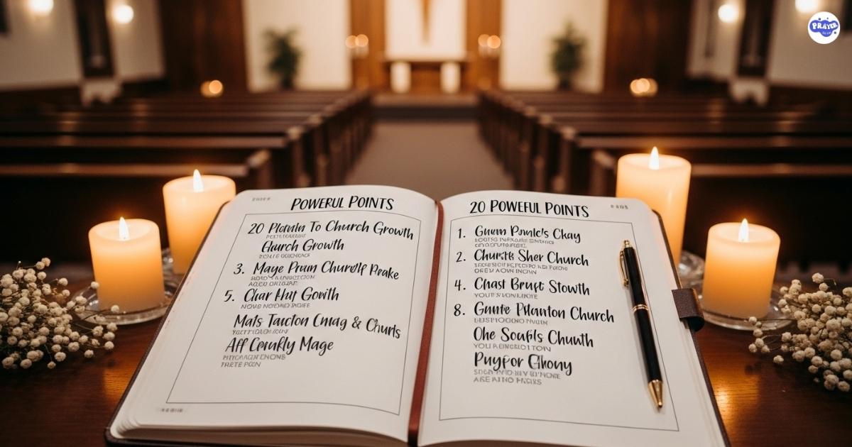 20 Powerful Prayer Points To Pray for Healthy Church Growth