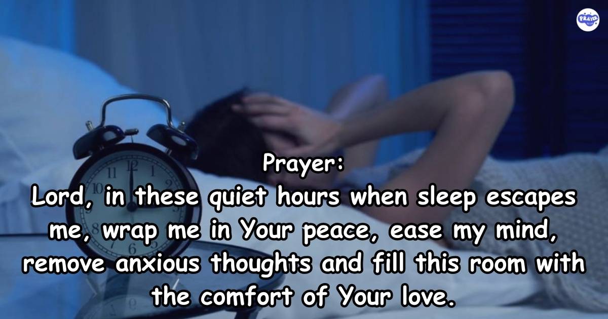 3AM Prayer for Comfort During Sleepless Nights
