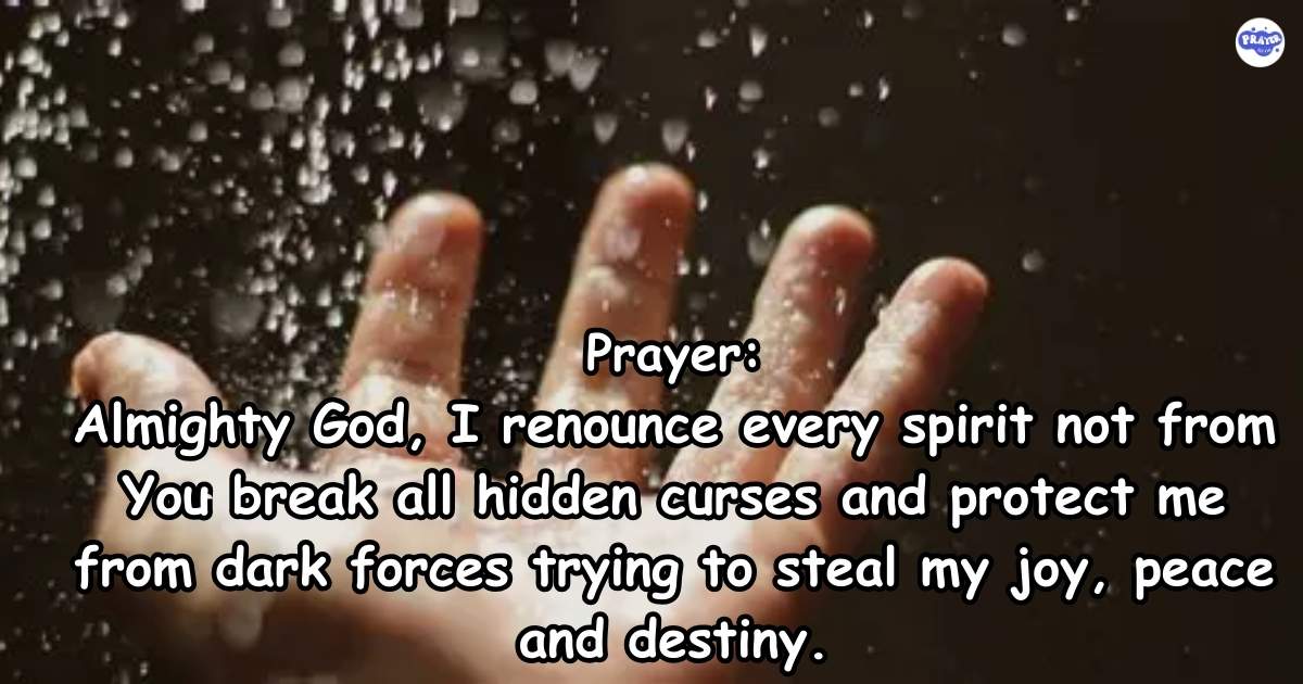 3AM Prayer for Deliverance from Witchcraft and Spiritual Oppression