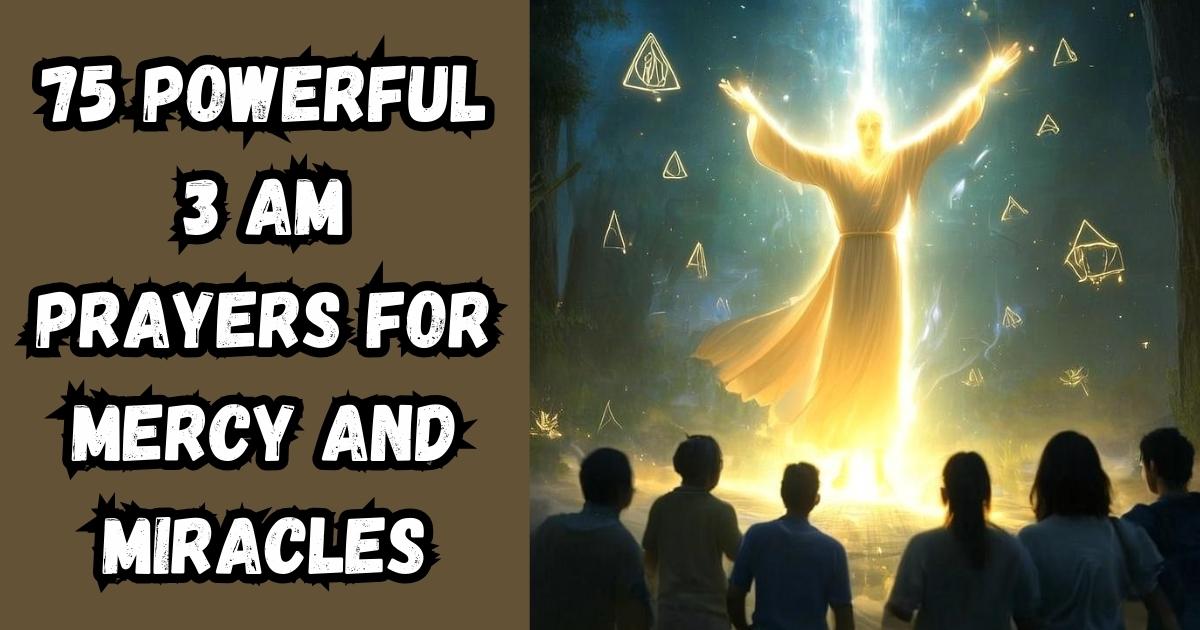 75 Powerful 3 am Prayers For Mercy And Miracles