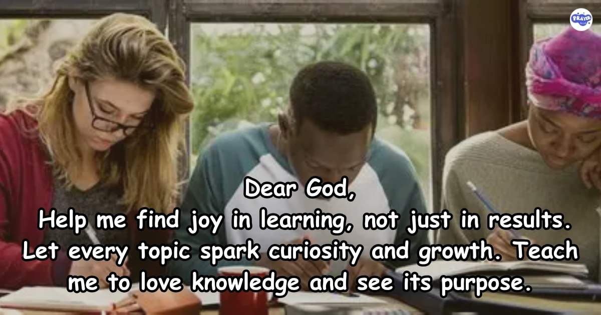 A Prayer for Joy in Learning
