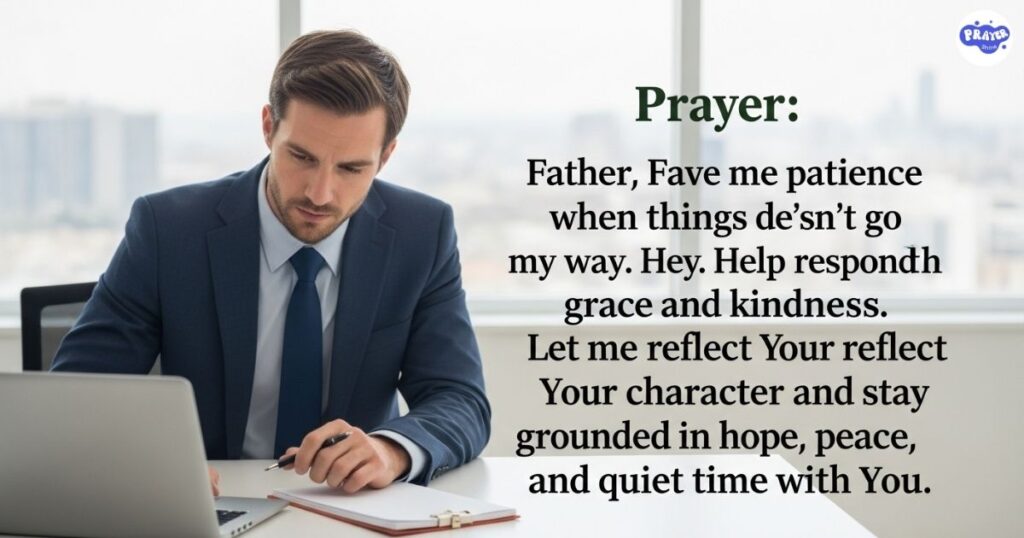 A Prayer for Patience in Difficult Situations