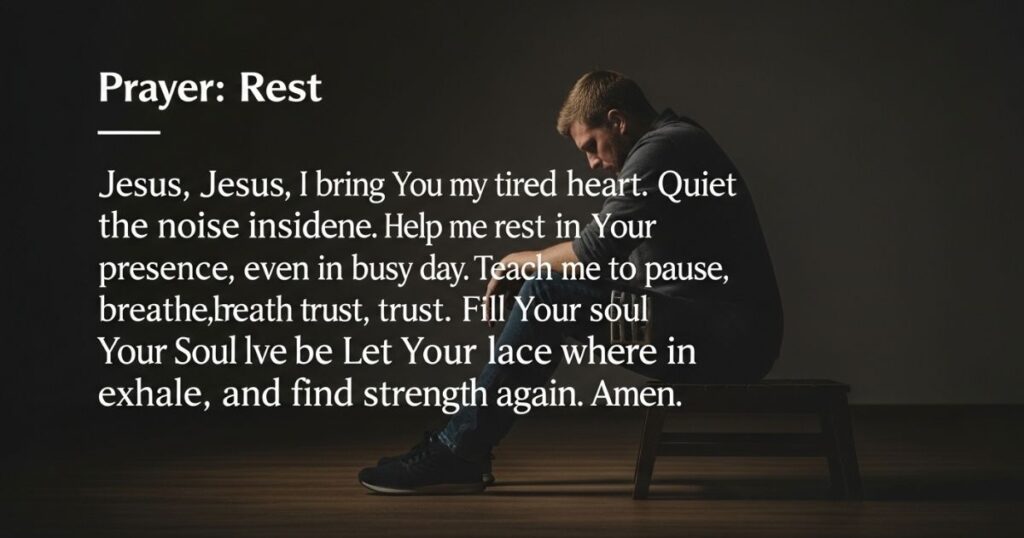 A Prayer for Tuesday Rest