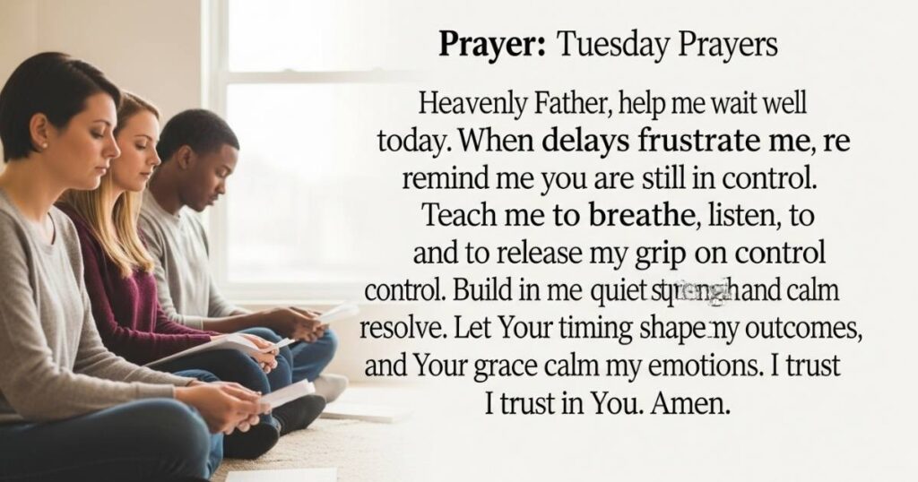 A Prayer for Tuesday’s Patience