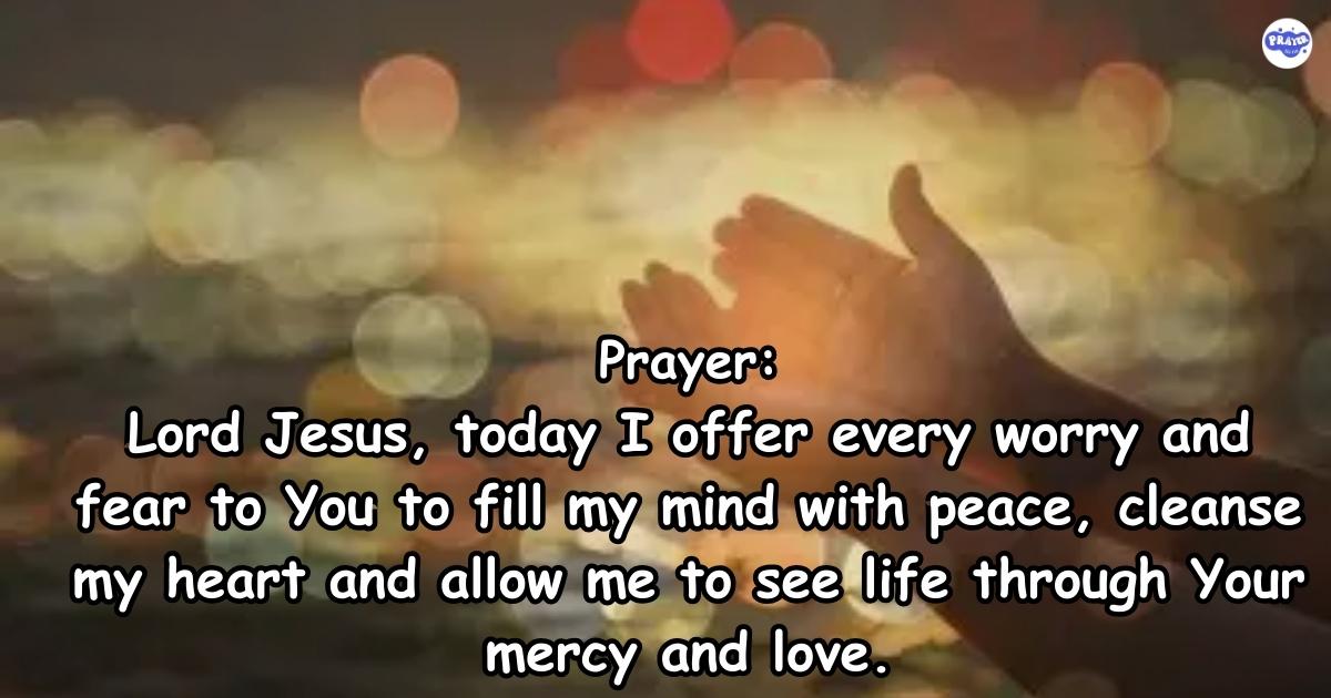 Divine Mercy Prayer Everyday