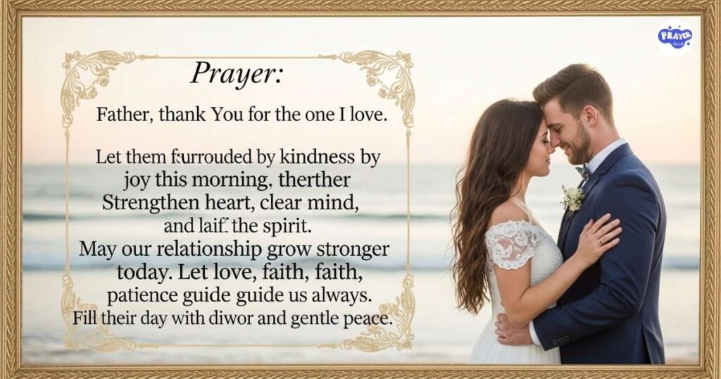 Good Morning Prayer for My Girlfriend or Boyfriend
