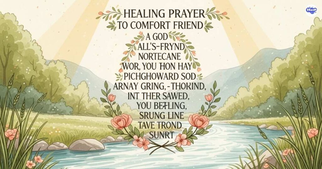 Healing Prayer to Comfort a Grieving Friend