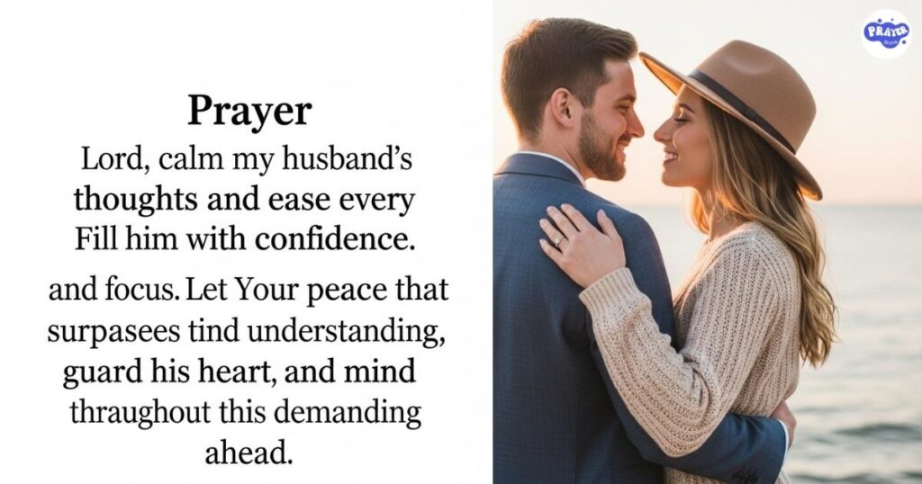 New Week Prayer for My Husband’s Peace of Mind