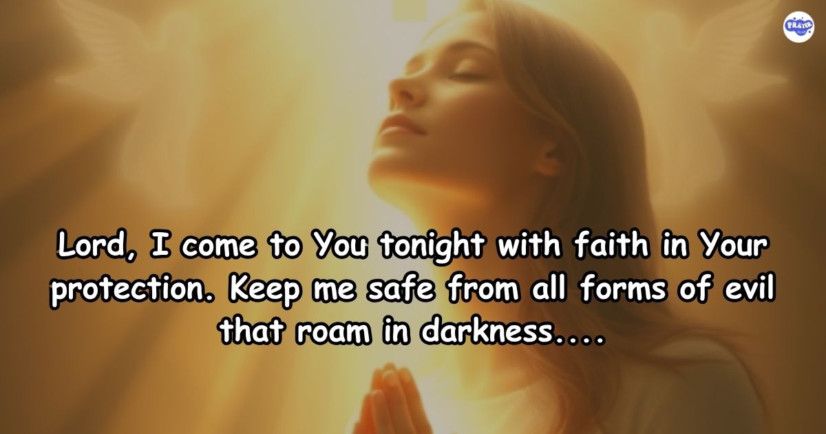 Night Prayer For Protection Against Evil