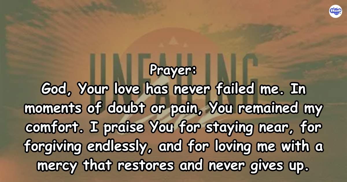Offering Praise for God’s Unfailing Love