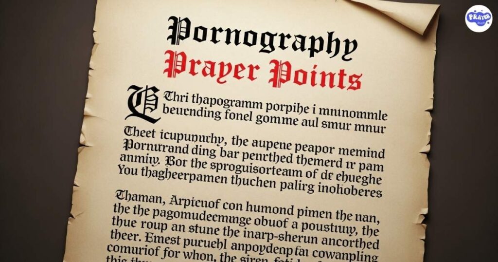 Pornography Prayer Points with Scriptures