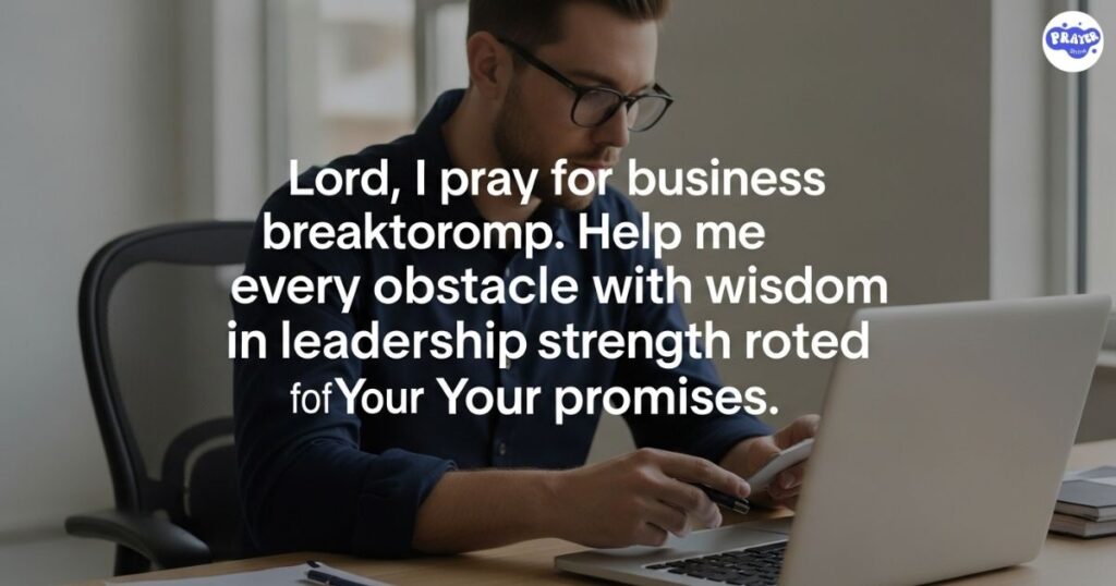 Powerful Prayer For Business Breakthrough
