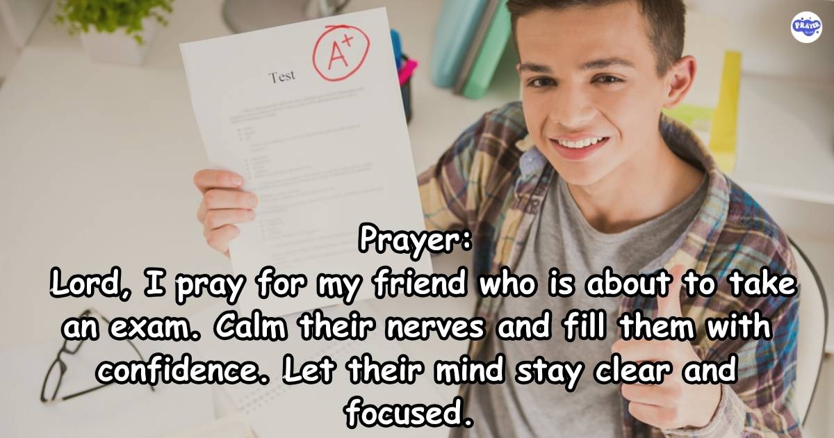 Powerful Prayer to Pass an Exam for a Friend