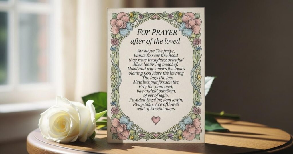 Prayer for Healing After a Loved One’s Passing