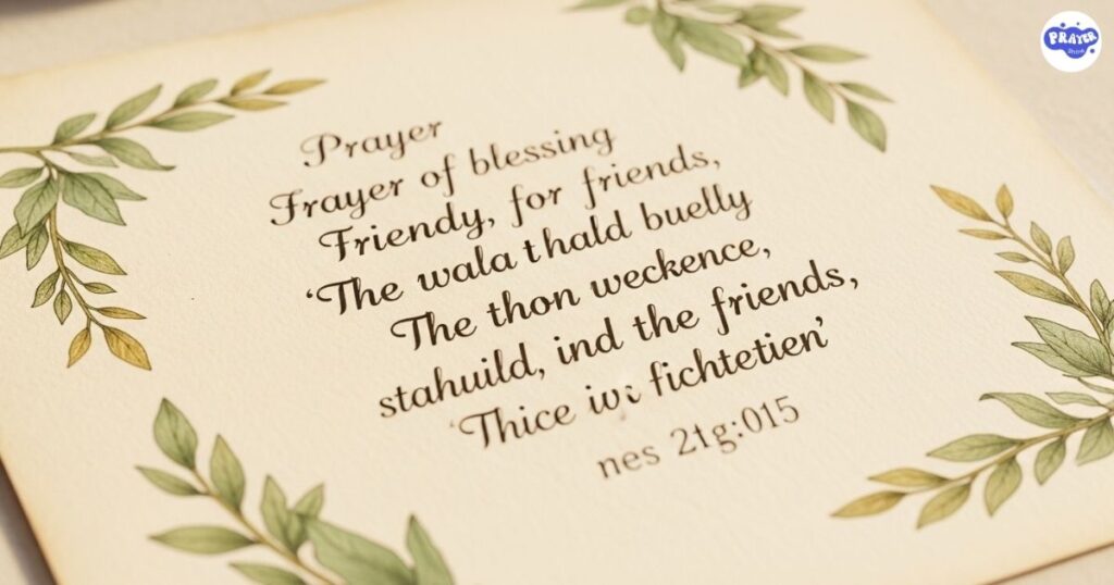 Prayer of Blessing for Friends