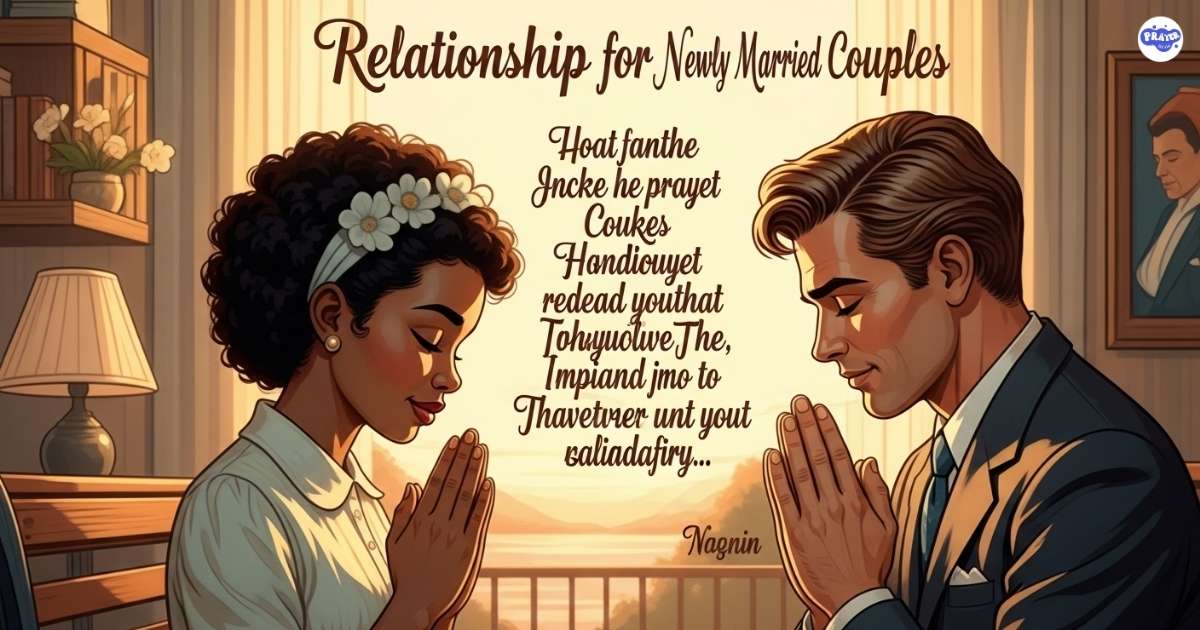 Relationship Prayer for Newly Married Couples