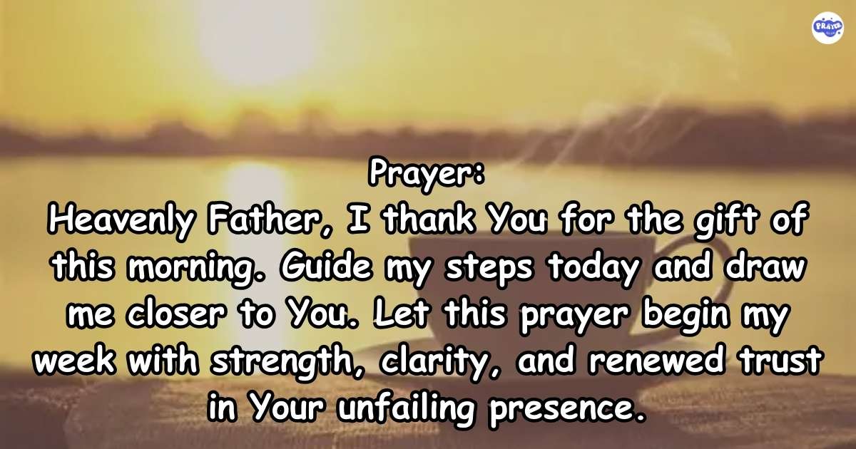 Sunday Morning Prayer