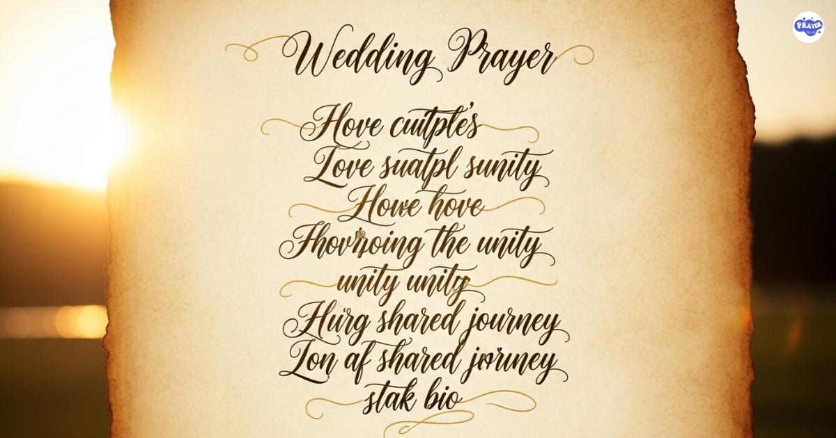 Top 10 Wedding Prayers And Blessings