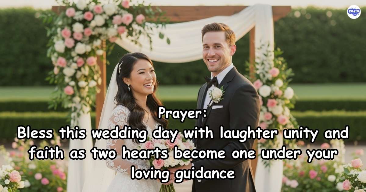 Wedding Day Prayer For A Friend