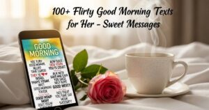 100+ Flirty Good Morning Texts for Her – Sweet Messages