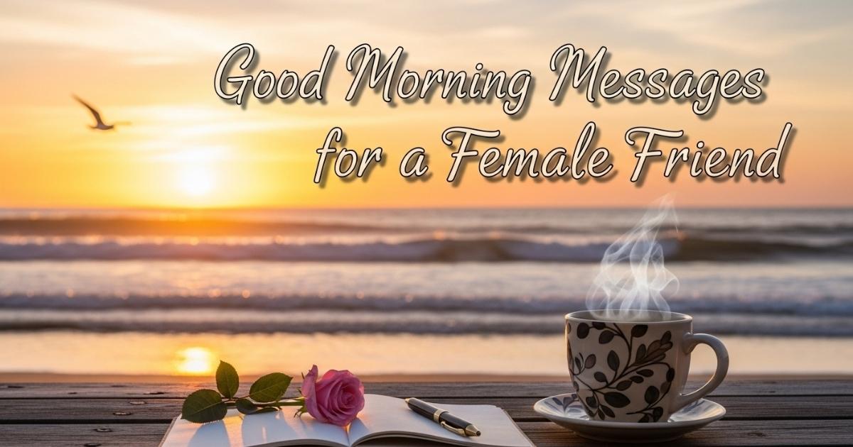 100+ Good Morning Messages for a Female Friend