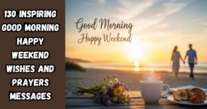 130 Inspiring Good Morning Happy Weekend Wishes And Prayers Messages