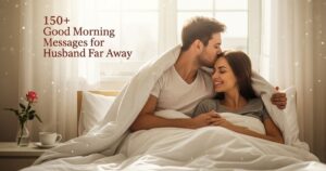 150+ Good Morning Messages for Husband Far Away