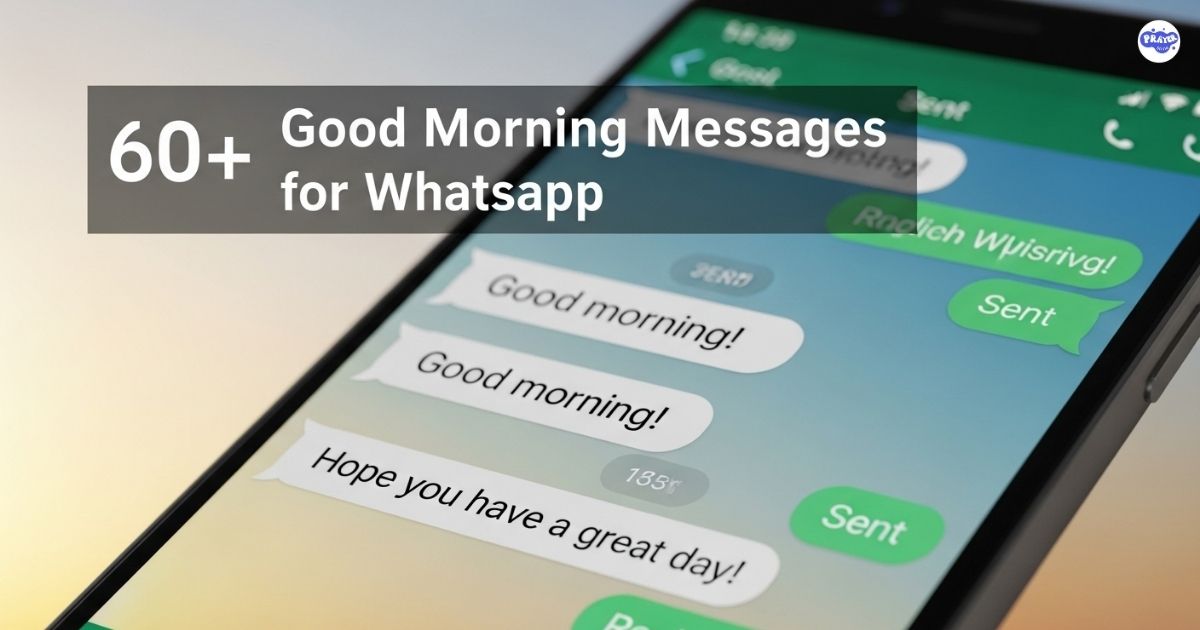 60+ Good Morning Messages for Whatsapp