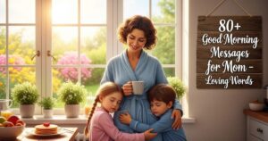 80+ Good Morning Messages for Mom – Loving Words