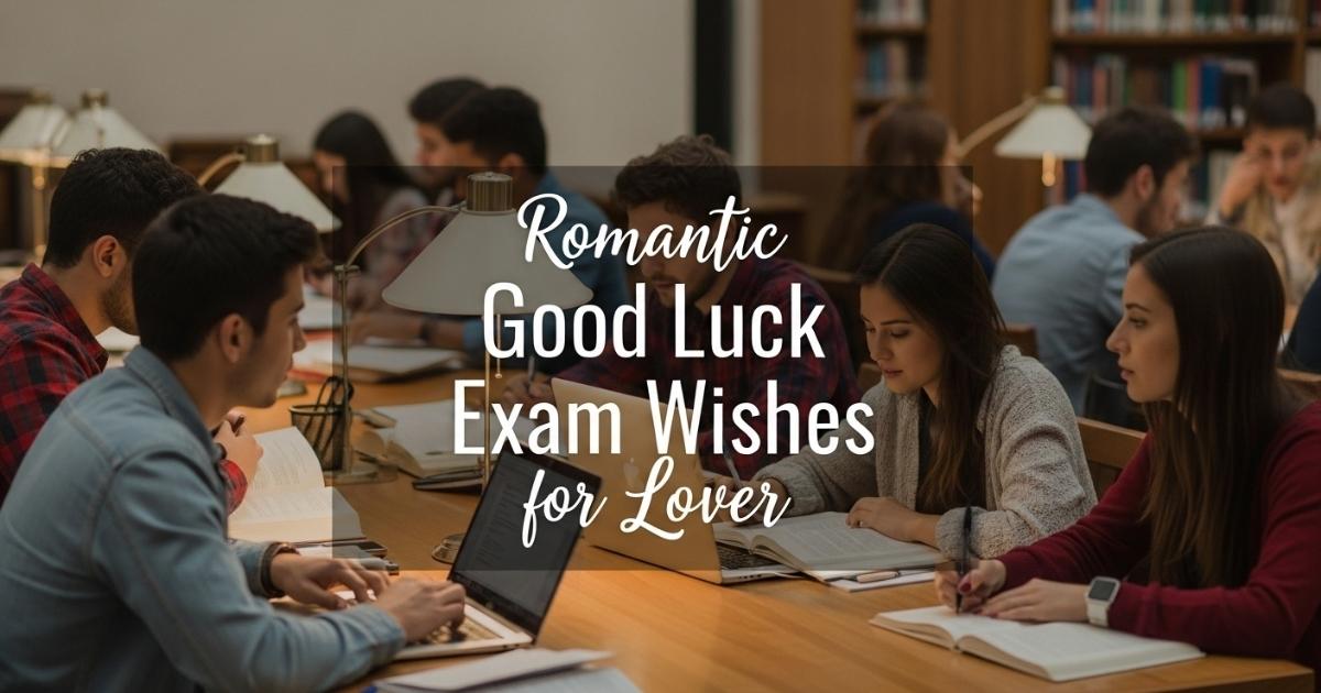 80+ Romantic Good Luck Exam Wishes for Lover