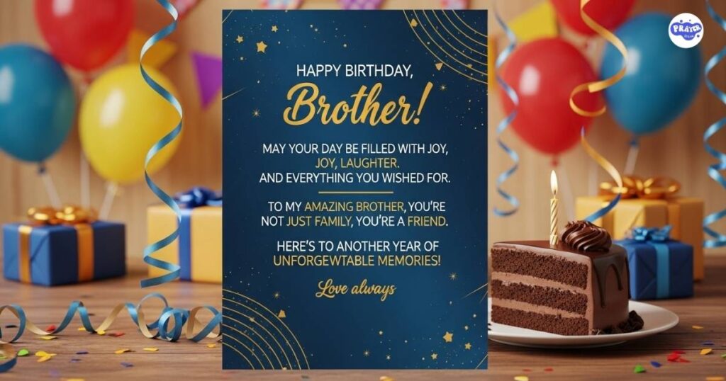 Best Happy Birthday Wishes for Your Brother