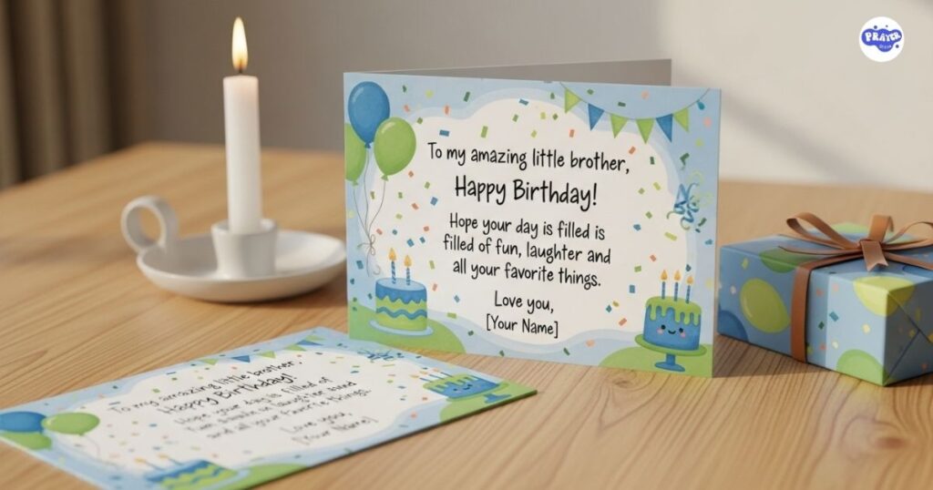 Birthday Wishes for Your Little Brother