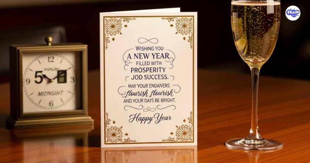 Formal New Year wishes