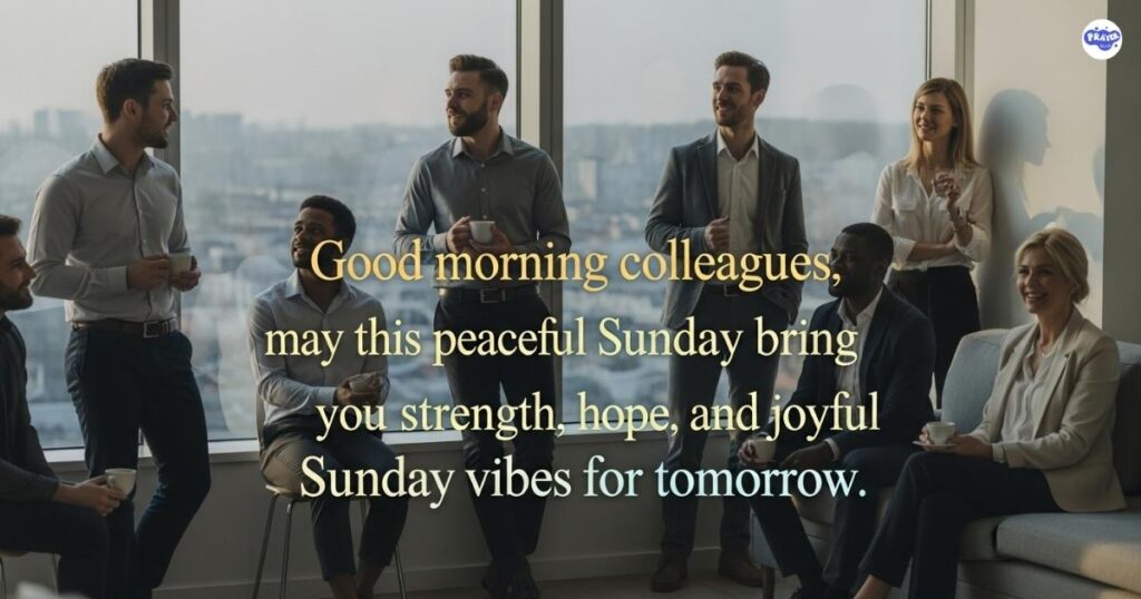 Good Morning and Happy Sunday Messages for Colleagues