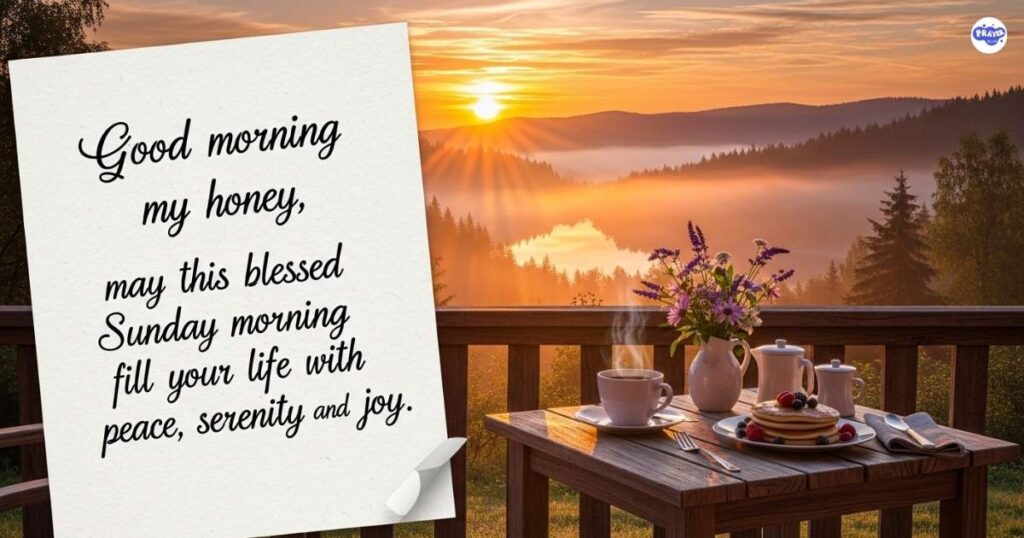 Good Morning and Happy Sunday Messages for Wife