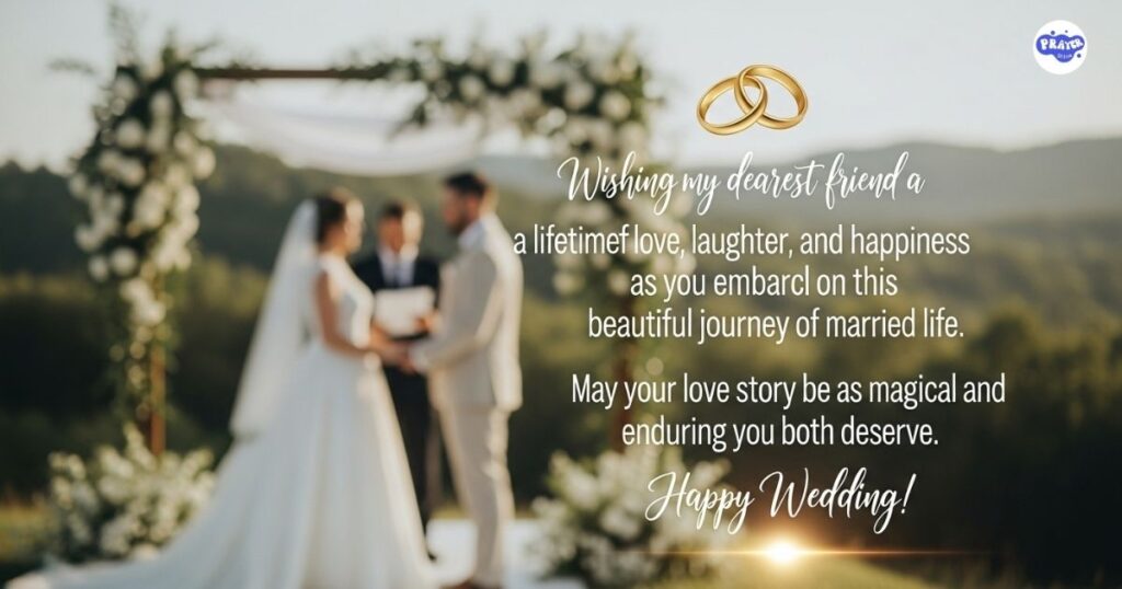 Happy Married Life and Wedding Wishes For Best Friend