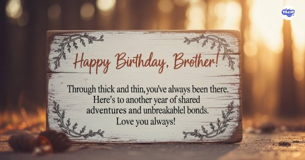 Heart Touching Birthday Wishes for Brother