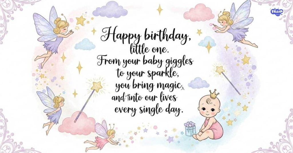 Magical First Birthday Messages for Your Little Girl