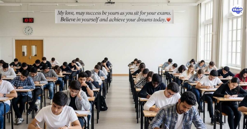 Romantic Good Luck Exam Wishes for Lover