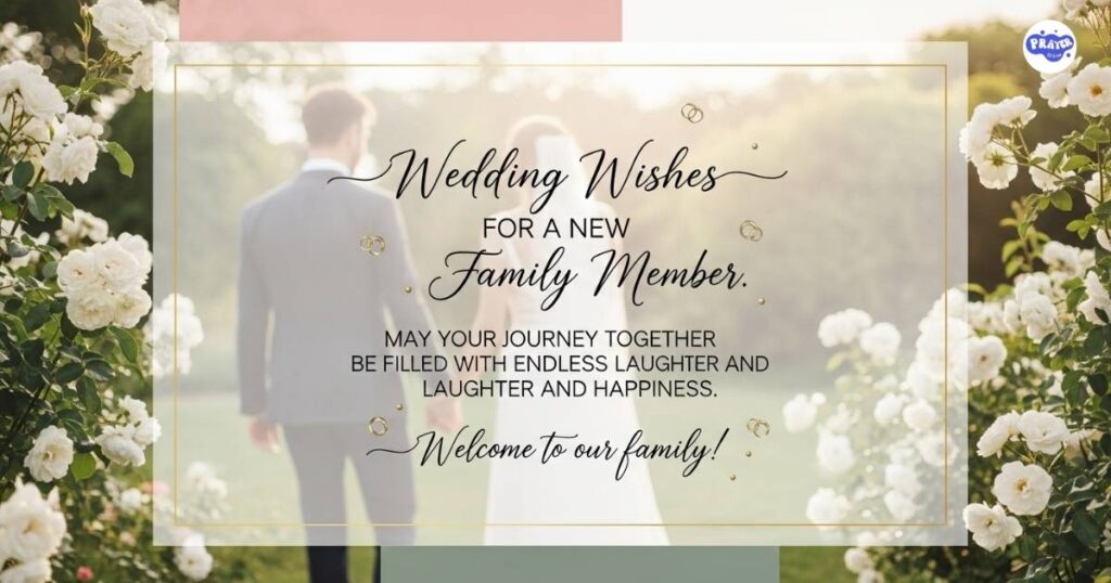 Wedding Wishes for a New Family Member