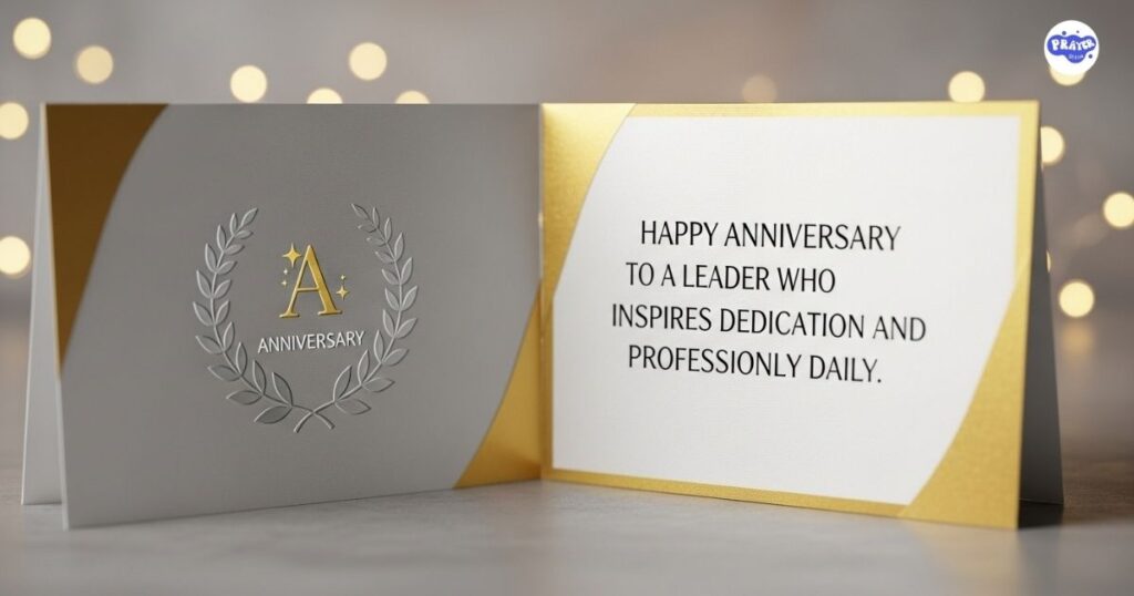 Work Anniversary Wishes To Boss Or Manager