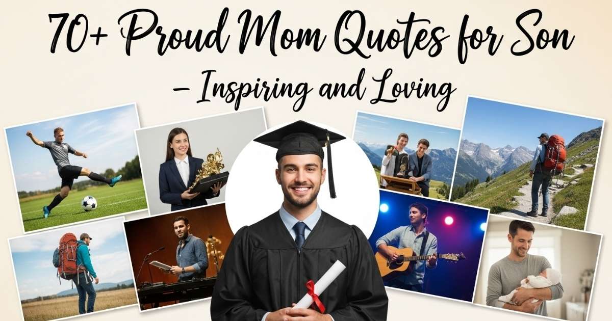 70+ Proud Mom Quotes for Son – Inspiring and Loving