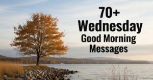 70+ Wednesday Good Morning Messages