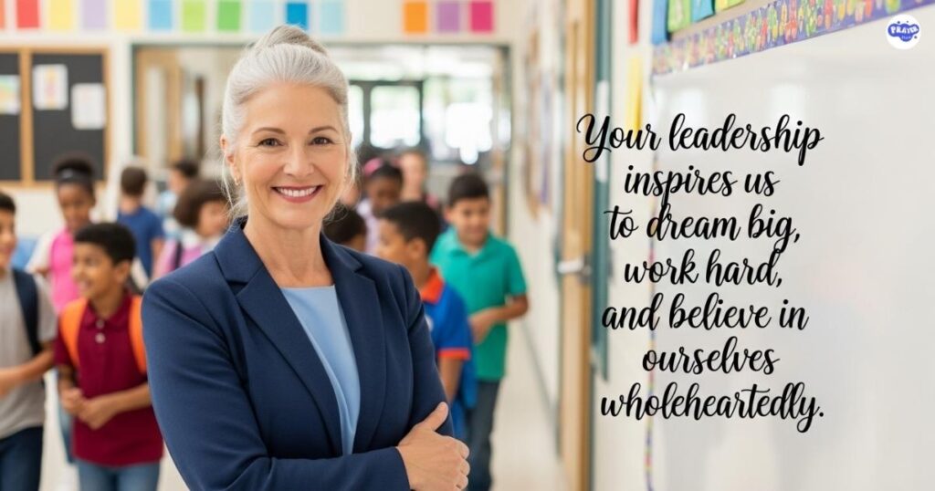 Appreciation Words for Principal from Students