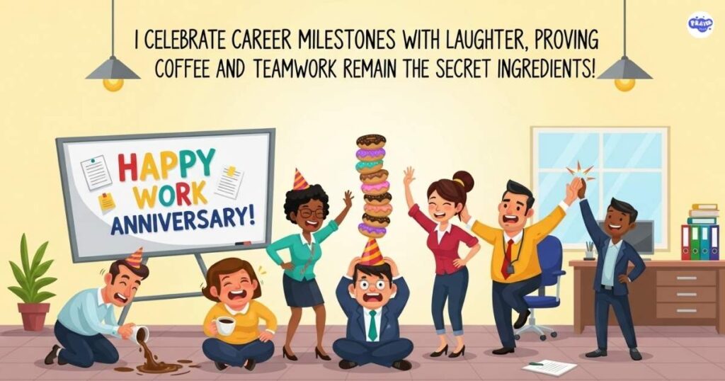 Funny Work Anniversary Quotes for Myself